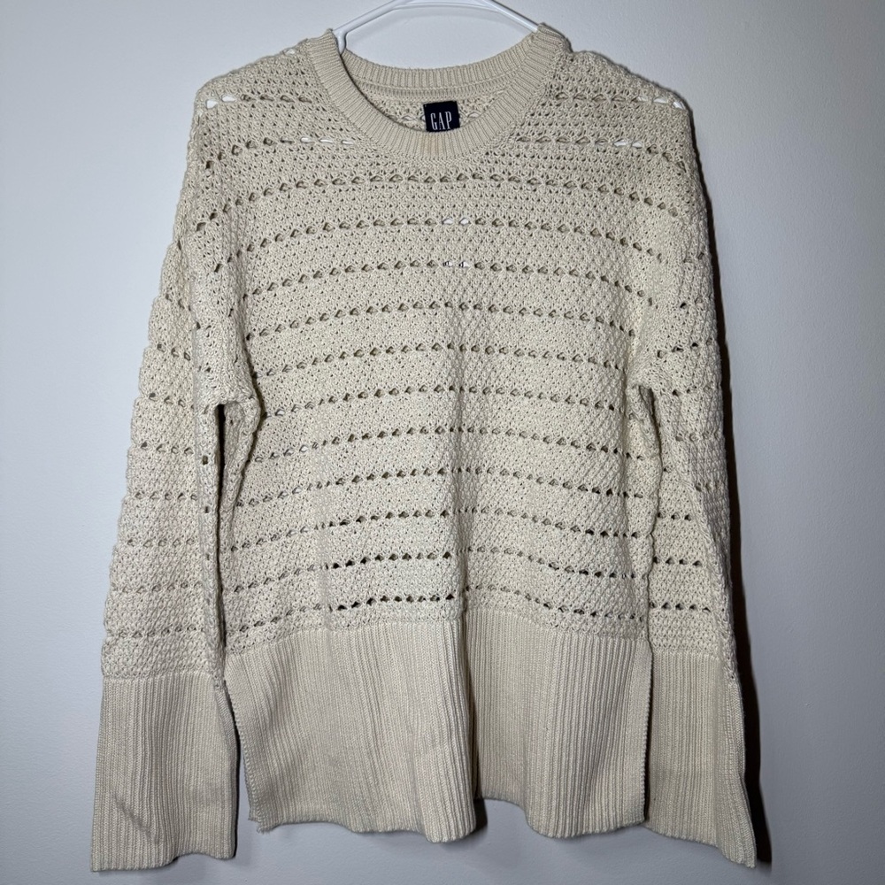NEW GAP Women's Cream Cotton Sweater XXS
